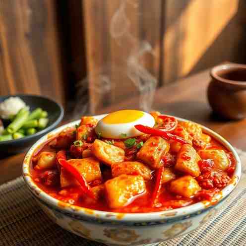 Tteokbokki - Spicy Korean Gluten-Free Rice Dish Recipe